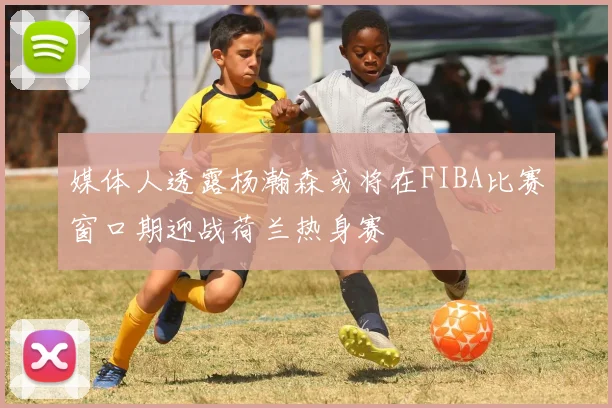 媒体人透露杨瀚森或将在FIBA比赛窗口期迎战荷兰热身赛